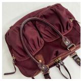 MZ Wallace NY Burgundy Bedford Baby Jane Purse