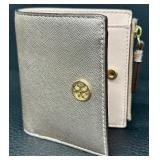 Tory Burch Metallic Pink with Gold Accents Wallet - Small Size