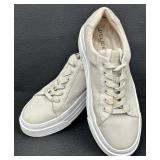 J/Slides Amanda Platform Leather Shoes - Women 10M