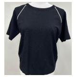 Escada Sport Black with White Piping Sweater Set - Size M