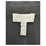 Escada Sport Black with White Piping Sweater Set - Size M