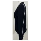 Escada Sport Black with White Piping Sweater Set - Size M