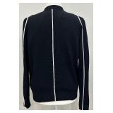 Escada Sport Black with White Piping Sweater Set - Size M