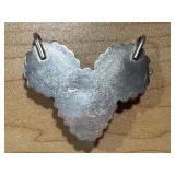 Sterling Silver Turquoise Pendant with 925 Stamp