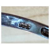 Sterling Silver 925 Statement Ring with Brilliant Crystal Accents