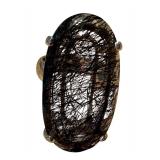 Sterling Silver Rutilated Quartz Ring