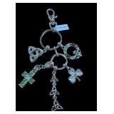 Killarney Crystal Charm Keychain from Ireland