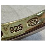 Vintage 925 Sterling Silver Ring with Lapis Gemstone