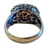 Vintage 925 Sterling Silver Ring with Lapis Gemstone