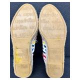 Adorable Loeffler Randall Alfie Platform Espadrilles with Rick-Rack - Size 38 - (7 1/2)
