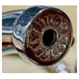 Pair of Italian Milor Silver and Enamel Bangles