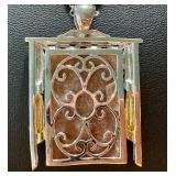 Gems en Vogue II Sterling Silver & Palladium Cameo Pendant with Chain