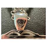 Gems en Vogue II Sterling Silver & Palladium Cameo Pendant with Chain