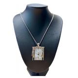 Gems en Vogue II Sterling Silver & Palladium Cameo Pendant with Chain