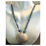 Collection of Jewelry: Bracelet Set, Shell Necklace, and Judith Ripka Leather Necklace