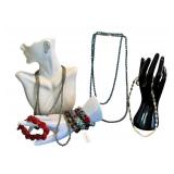 Assorted Collection of Beaded Necklaces and Bracelets