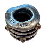 Pair of Pandora 925 ALE Silver Spacers with Unique Design