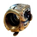 Bronze Owl Bead Charm