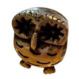 Bronze Owl Bead Charm