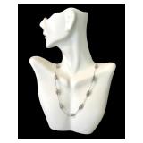 Ani Anie Silver Necklace with Intricate Filigree Design