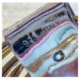 Size 7.5 Italian 925 Silver and Gold-Plated Multi-Band Ring