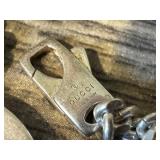 Sterling Silver Gucci Bracelet with Logo Pendant - 7.25 inches