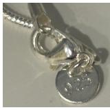 University of Nebraska Cornhuskers Sterling Silver Snap Necklace