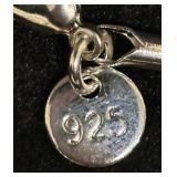 Minnesota Vikings, University of Minnesota Golden Gophers, Minnesota Twins an Minnesota Wild Sterling Silver Snap Necklace