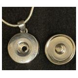 Boomer Sooner Sterling Silver Snap Necklace