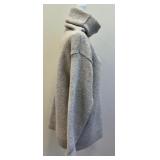 Cozy Light Grey Wool Blend Sweater - Size Small