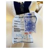 Vintage Saks Fifth Avenue Blue and Cream Formal Dress - Size 8