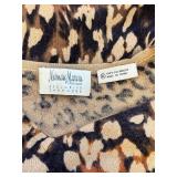 Neiman Marcus 100% Cashmere Animal Print Sweater - 1907-2007