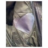 Vintage Midnight Blue Leather Jacket