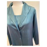 Eileen Fisher Silk/Spandex Shirt Set - Size S