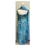 Retro Long Dress by Shannon Rodgers for Jerry Silverman - Size 10
