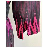 Milly of New York Colorful Silk Belted Shift Dress - Size 8