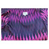 Milly of New York Colorful Silk Belted Shift Dress - Size 8