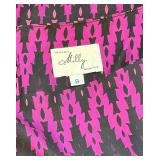 Milly of New York Colorful Silk Belted Shift Dress - Size 8