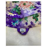 Vintage Colorful 100% Silk Japanese Robe - Made in Japan