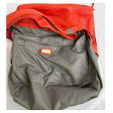 Furla Coral Pebble Leather Two-Strap Handbag with Gold Hardware