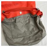 Furla Coral Pebble Leather Two-Strap Handbag with Gold Hardware