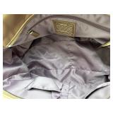 Coach Gold Embossed Signature Gallery Leather Tote Bag