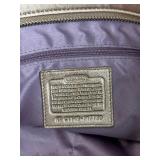 Coach Gold Embossed Signature Gallery Leather Tote Bag