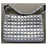 Citi Collective Silver Colored Quilted Large Tote