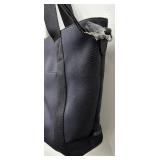 Citi Collective Black Medium Tote with Handles and Detachable Strap