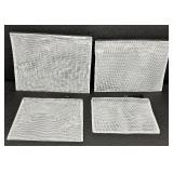 Adorable Plastic Zip Storage Bags - Set of Four