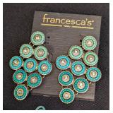 Gorgeous Green and Blue Tone Fashion Jewelry