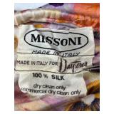Missoni Floral Silk Dress and Top Ensemble Made in Italy - Vintage
