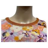 Missoni Floral Silk Dress and Top Ensemble Made in Italy - Vintage