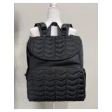 NEW - Stylish Black Backpack / Diaper Bag with USB Charging Port by CitiCollective